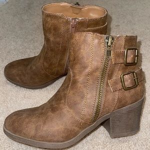 Tan brown beige bootie 9
